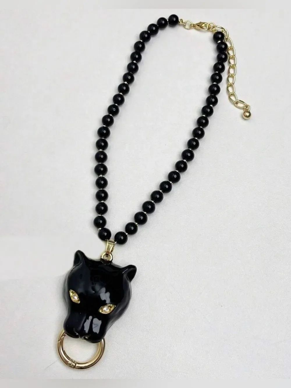 Black Panther Pendant necklace A2101